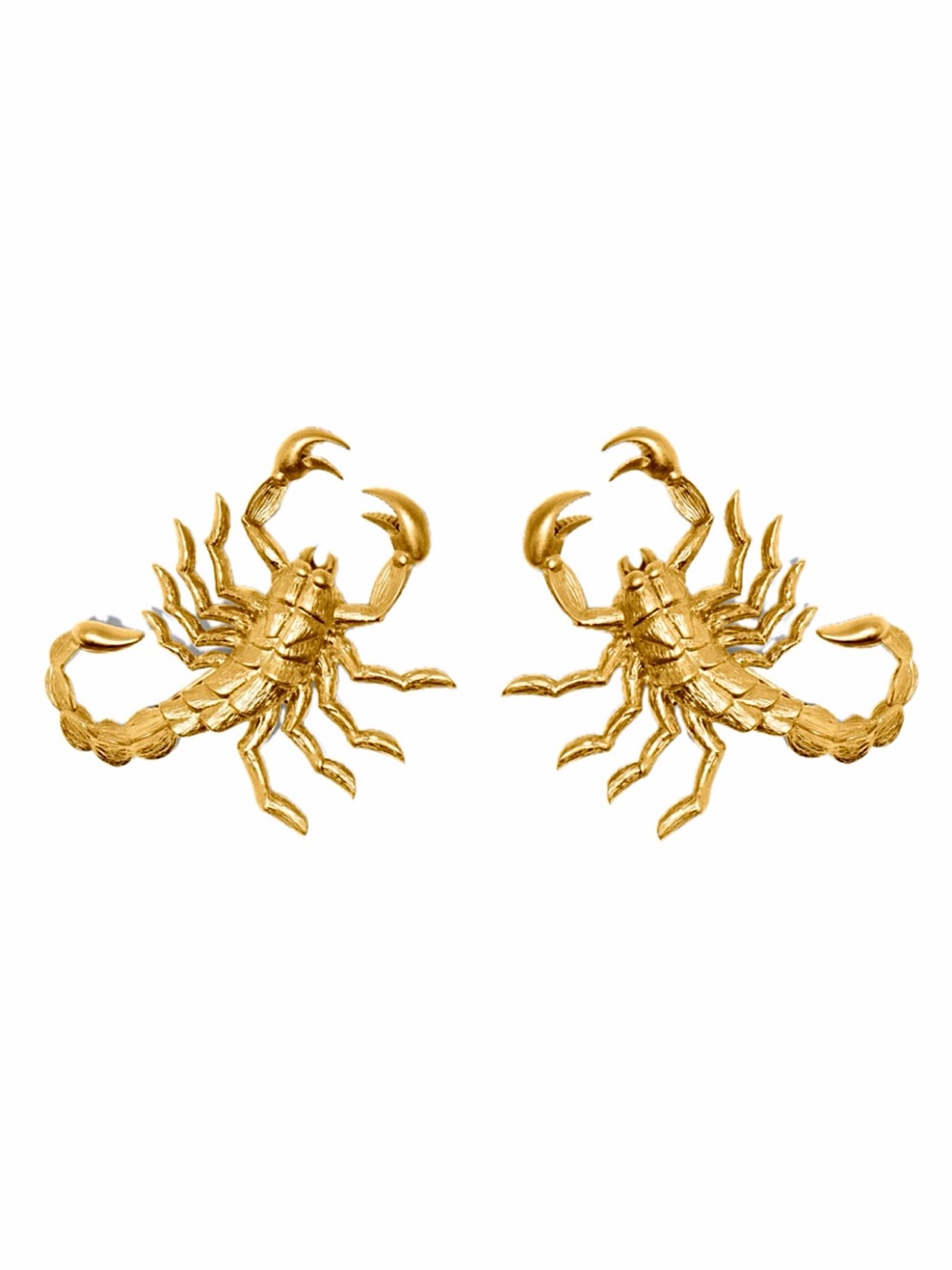 Schiaparelli Style Zodiac Earrings - Scorpio